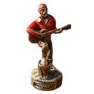 Escultura Cigano Vermelho Vintage 10 cm em Resina