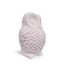 Escultura Coruja Gesso Branco 25 Cm Decoração Charmosa Para Casa Loja Escritório VÁRIAS VARIEDADES
