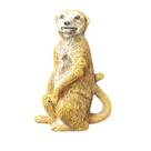 Escultura de animal pintada à mão em resina 3D Meerkat com ímã de geladeira