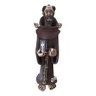 Escultura De Argila São Francisco De Assis Original 50 Cm