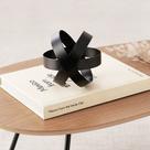 Escultura de Esfera Decorativa Preto Em Metal 13 cm M02 - D'Rossi