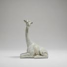 Escultura De Girafa 31cm Off White Objeto De Decoração Moderno Exclusivo VÁRIAS VARIEDADES