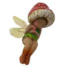 Escultura de jardim de fadas Sleeping Fairy Resin Cogumelo 8cm Escultura de jardim de fadas Sleeping Fairy Resin Cogumelo 8cm
