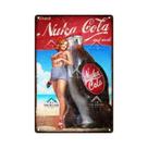 Escultura De Metal Retro Nuka Cola Para Bar, Pub, Man Cave, Fãs De Fallout, Colecionadores, Presente Escultura De Metal Retro Nuka Cola Para Bar, Pub, Man Cave, Fãs De Fallout, Colecionadores, Presente