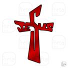 Escultura de Parede Decorativo Religião Jesus 40x26cm