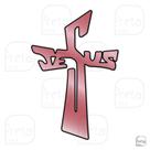 Escultura de Parede Decorativo Religião Jesus 50x33cm