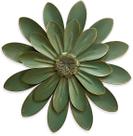 Escultura de parede Novbvia Metal Flower 3D em camadas de ferro 12cm