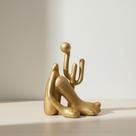 Escultura Decorativa Abaporu 18cm Para Sala Quarto Enfeite Mesa De Centro Luxo Design Interiores