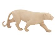 Escultura Decorativa Adorno Leopardo Em Poliresina Grande