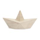 Escultura decorativa barco de origami em polirresina mart