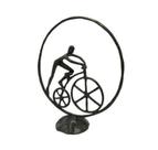 Escultura Decorativa Bicicleta Circo Luxo