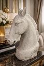 Escultura Decorativa Cabeça de Cavalo - 27X17,5X39,5 CM Escultura Decorativa Cabeça de Cavalo - 27X17,5X39,5 CM