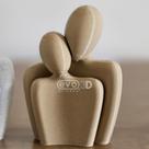 Escultura Decorativa Casal Encaixe Minimalista Estátua De Mesa Presente Romântico Personalizado 3D Escultura Decorativa Casal Encaixe Minimalista Estátua De Mesa Presente Romântico Personalizado 3D