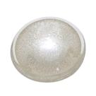ESCULTURA DECORATIVA EM VIDRO CHAMPAGNE E TRANSPARENTE 12cm