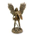 Escultura Decorativa Estatueta Arcanjo Miguel Protetor 27cm