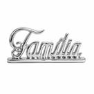 Escultura Decorativa Família Prata Espelhado 27cm em Cerâmica