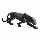 Escultura Decorativa Leopardo Preto em Polirresina 44cm 12425 - Mart
