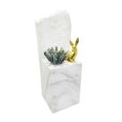 Escultura Decorativa Luxo Coral e Animal Maior Dourado