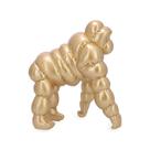 Escultura Decorativa Macaco em Poliresina Dourada 20cm 19347 Mart Escultura Decorativa Macaco em Poliresina Dourada 20cm 19347 Mart