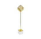 Escultura Decorativa Maior Cubos Abstrato Metal Luxo
