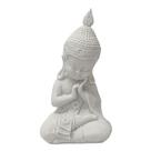 Escultura decorativa monge da sabedoria po de marmore 25cm Escultura decorativa monge da sabedoria po de marmore 25cm