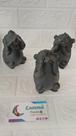 Escultura Decorativa Ouriços "Não Vejo, Não Ouço, Não Falo"