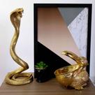 Escultura Decorativa Serpente Em Poliresina 41x16x16 cm M02 - D'Rossi