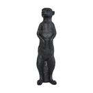 Escultura Decorativa Suricato em Poliresina Preto Mart 30cm Escultura Decorativa Suricato em Poliresina Preto Mart 30cm