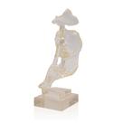 Escultura Decorativa Transparente Silêncio
