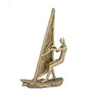 Escultura Decorativa WindSurf em Resina Bronze 29cm 16685-PL