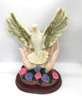 Escultura Divino Espírito Santo Mesa 21 cm resina