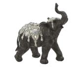 Escultura Elefante Decorativo 19 cm Prata - Espressione Escultura Elefante Decorativo 19 cm Prata - Espressione