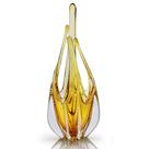 Escultura Em Cristal Murano Âmbar - São Marcos 48cm