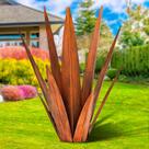 Escultura em metal KODIBO Rustic Agave Plant Outdoor Yard Art