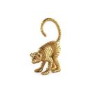 Escultura Em Poliresina Macaco Dourado 15X05X22 Cm - Mart Escultura Em Poliresina Macaco Dourado 15X05X22 Cm - Mart