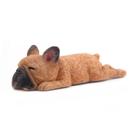 Escultura em resina fofa de buldogue francês adormecido 1,8 5,3 cm Escultura em resina fofa de buldogue francês adormecido 1,8 5,3 cm