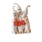 Escultura em resina para decoração de jardim Three Ghosts BOO” 9,5 cm 15 cm