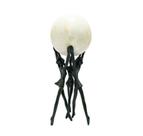 Escultura Enfeite Base Medieval c Bola Cristal Luxo