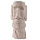Escultura: Estátua, cabeça da Ilha de Páscoa, resina Moai, 12cm