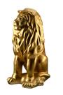 Escultura Estátua Decorativa Leão Sentado 108cm