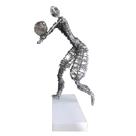 Escultura Estátua Jogador de Vôlei Manchete Alt 23 cm
