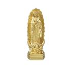 Escultura Estatueta da Virgem Maria Mexicana em resina 20cm Escultura Estatueta da Virgem Maria Mexicana em resina 20cm