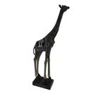 Escultura Estatueta Girafa Enfeite Decorativo Resina 43cm - 7899307392603