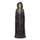 Escultura Exu Caveira Preto e Vermelho 22 cm em Resina