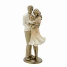 Escultura Família Casal Com Filho Escultura Família Casal Com Filho