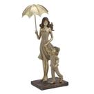 Escultura Familia Mãe Com Filho Em Resina - Espressione