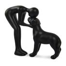 Escultura FriygardCN Dog Man and Dog Statue Decoração de casa Escultura FriygardCN Dog Man and Dog Statue Decoração de casa