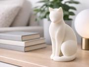 Escultura Gato Decore Sala Quarto Escritorio 10cm altura Escultura Gato Decore Sala Quarto Escritorio 10cm altura