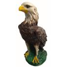 Escultura Gavião Falcão Grande Asa Fechada Espanta pássaros e pombo Escultura Gavião Falcão Grande Asa Fechada Espanta pássaros e pombo