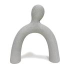 Escultura Humana Abstrata Decorativa em Poliresina 27x24cm